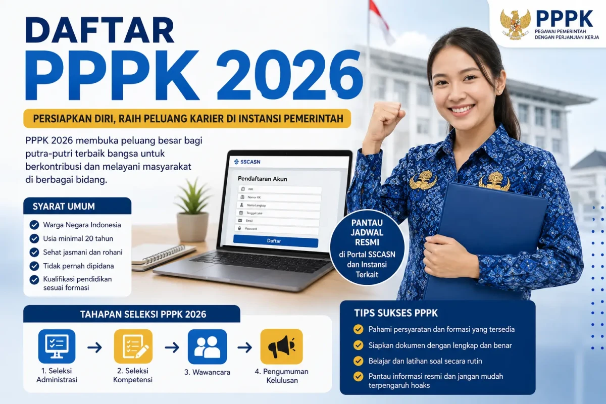 iIustrasi pendaftaran PPPK dari AI