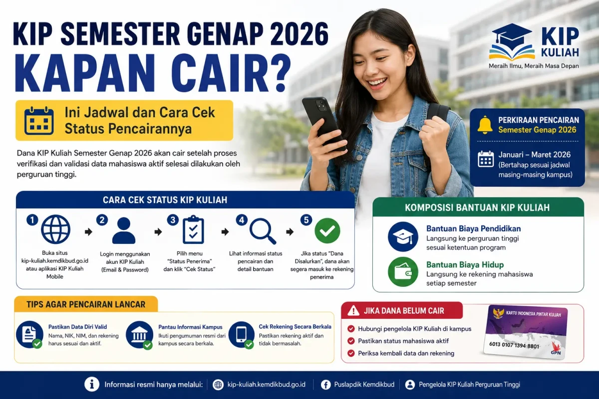 Ilustrasi KIP 2026 Hasil AI