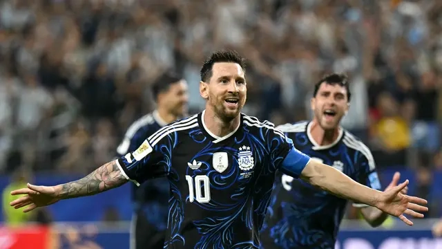 Penyerang Timnas Argentina, Lionel Messi, saat melawan Timnas Yordania di Piala Dunia 2026 (Dok: Istimewa)