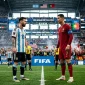 Ilustrasi Lionel Messi Vs Cristiano Ronaldo di Final Piala Dunia (Dok: Ai)
