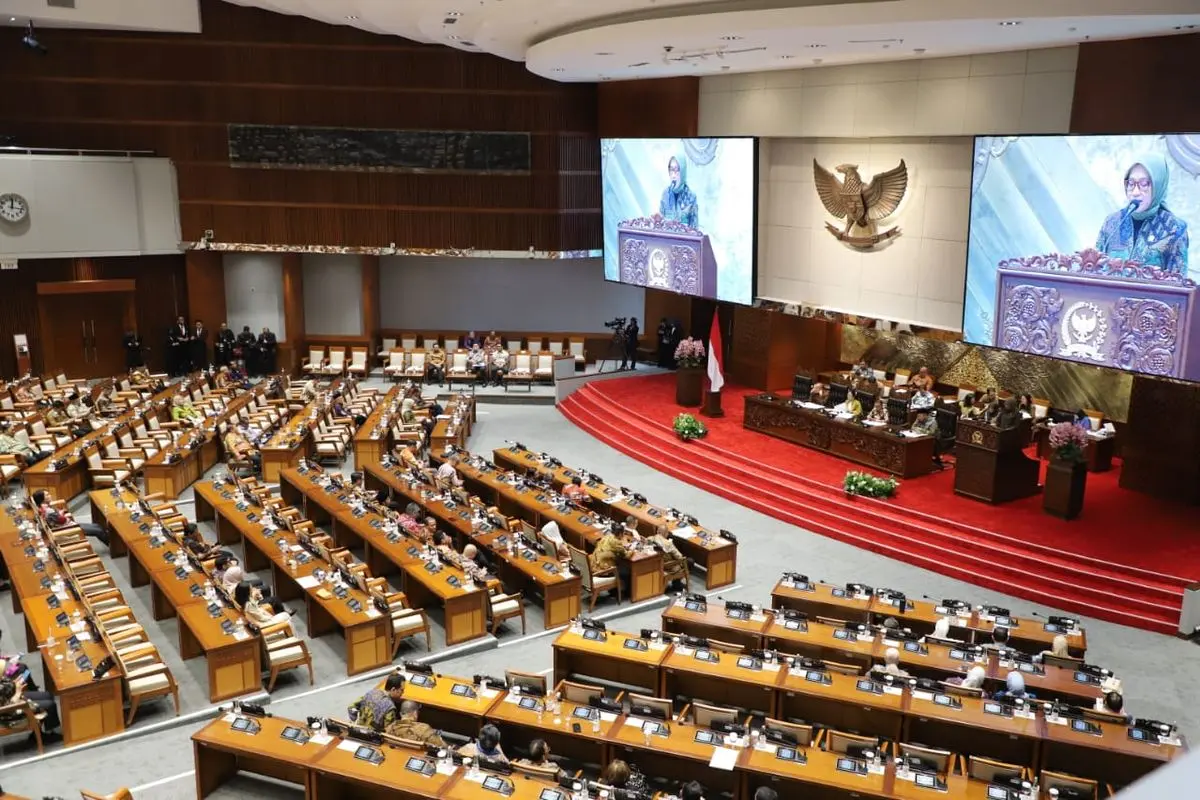 Suasana Rapat Paripurna Anggota DPR RI di Gedung DPR RI (Dok: Istimewa)