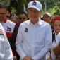Presiden ketujuh Joko Widodo (tengah) tiba untuk menghadiri Rakorda DPD Partai Solidaritas Indonesia (PSI) di kota Bandar Lampung, Lampung (Dok: Istimewa)