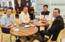 Poltak Silitonga bersama Adi Santoso Wijaya pemilik PT PMM. (Gambar: istimewa)