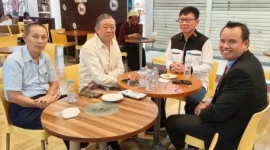 Poltak Silitonga bersama Adi Santoso Wijaya pemilik PT PMM. (Gambar: istimewa)
