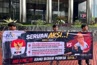 Forum Advokasi Pemuda Indonesia Melakukan Demonstrasi ke KPK (Gambar: Istimewa)