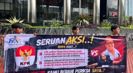 Forum Advokasi Pemuda Indonesia Melakukan Demonstrasi ke KPK (Gambar: Istimewa)