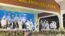 Suasana Panggung Acara ABM Bersholawat 7 yang Diadakan Oleh UKM Kerohanian Islam ABM (Dok: Istimewa)