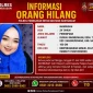 Poster informasi orang hilang atas nama Mahbubah yang diterbitkan Polres Pamekasan. (Dok. Humas Polres Pamekasan)