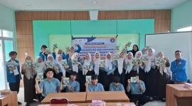 Sesi Foto bersama siswa SMK Muhammadiyah 1 Tangerang