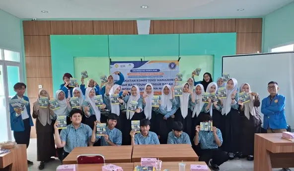 Sesi Foto bersama siswa SMK Muhammadiyah 1 Tangerang