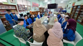 Sesi foto saat rapat kepala sekolah SMK SMA