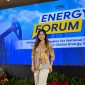 Hanni Siti Nur Handayani berfoto di sela pelaksanaan CNBC Indonesia Energy Forum 2026 yang membahas strategi Indonesia menghadapi potensi guncangan energi global dan menjaga ketahanan ekonomi nasional.