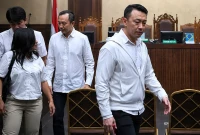 Pemilik PT Blueray Cargo (Group), John Field saat di ruang sidang (Dok: Istimewa)