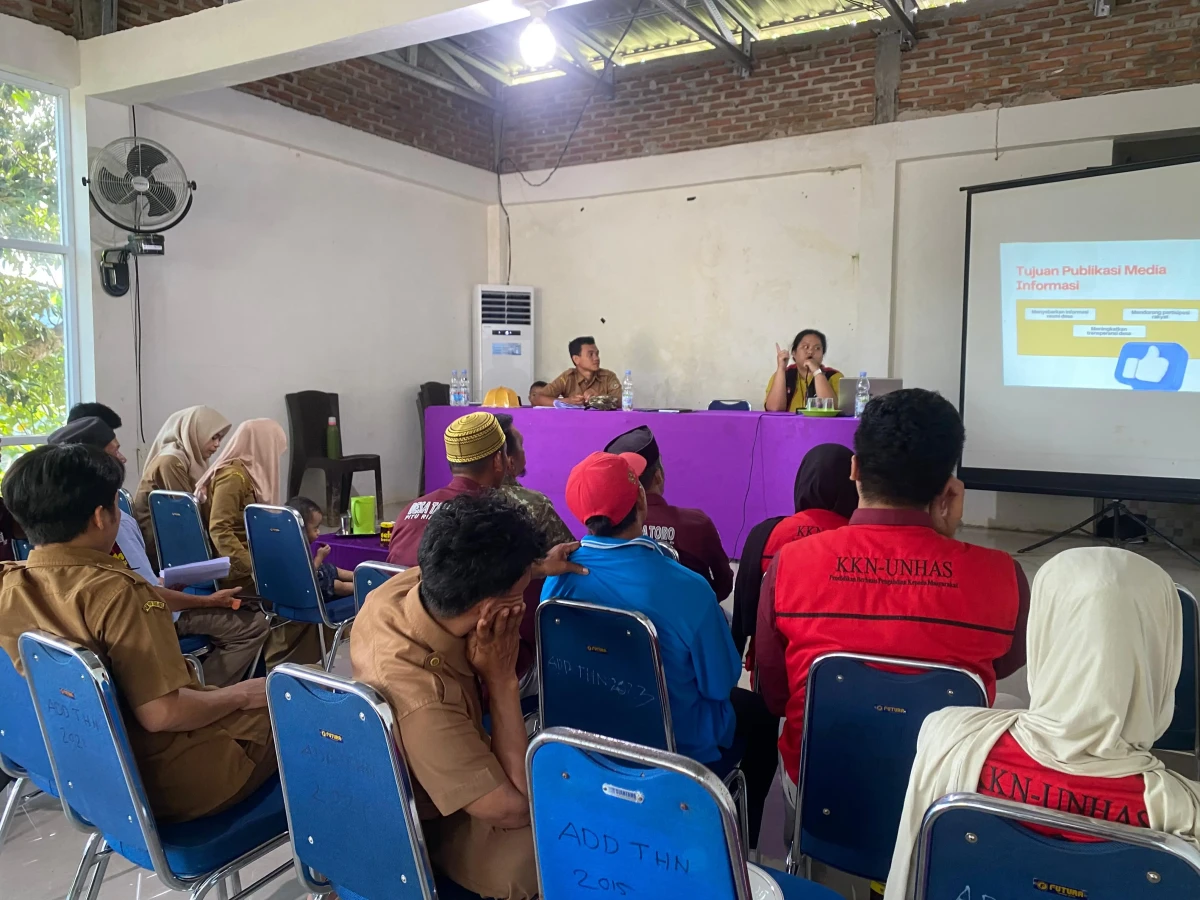 Pelaksanaan Program Kerja Sosialisasi Publikasi Media Informasi Desa