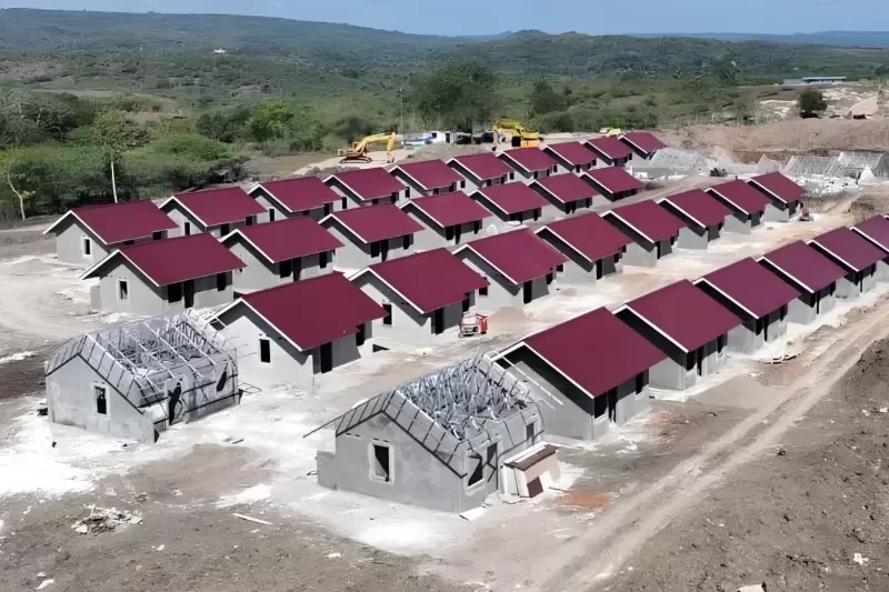 Proyek pembangunan 2.100 unit rumah bagi warga eks pejuang Timor Timur (Dok: Istimewa)