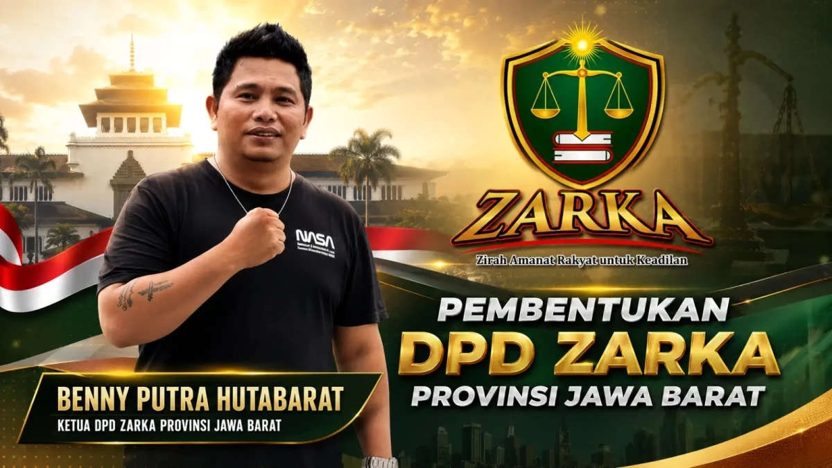 Benny Putra Hutabarat (Ketua DPD ZARKA Provinsi Jawa Barat)