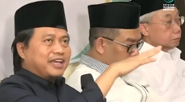 Gus Yusuf saat menyampaikan pandangannya dalam diskusi menjelang Muktamar NU. (Tangkapan layar YouTube Yayasan Talibuana Nusantara)