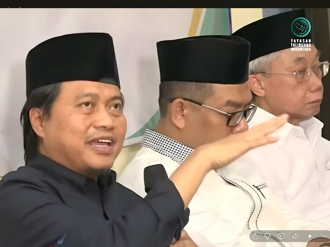 Gus Yusuf saat menyampaikan pandangannya dalam diskusi menjelang Muktamar NU. (Tangkapan layar YouTube Yayasan Talibuana Nusantara)