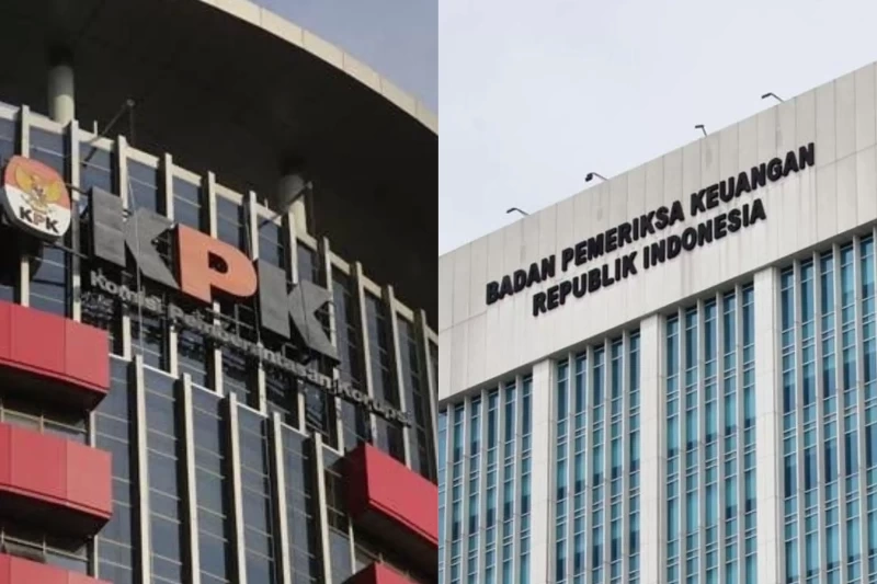 Ilustrasi gedung KPK dan BPK (Dok: Istimewa)