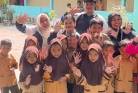 Mahasiswa KKNT Universitas Diponegoro dari Kelompok IDBU 42 Tim 2 melaksanakan program kerja di SDN Sukorejo pada Selasa, 4/8/2026. (Foto: Dok/Ist). 
