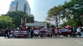 Massa Gerakan Aksi Koalisi Masyarakat Sipil (Gambar: Istimewa)