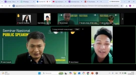 Seminar Nasional Public Speaking yang diadakan Dema IDB Pamekasan (Dok: Panitia).