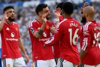 Pemain Manchester United saat Merayakan Gol (Gambar: Istimewa)