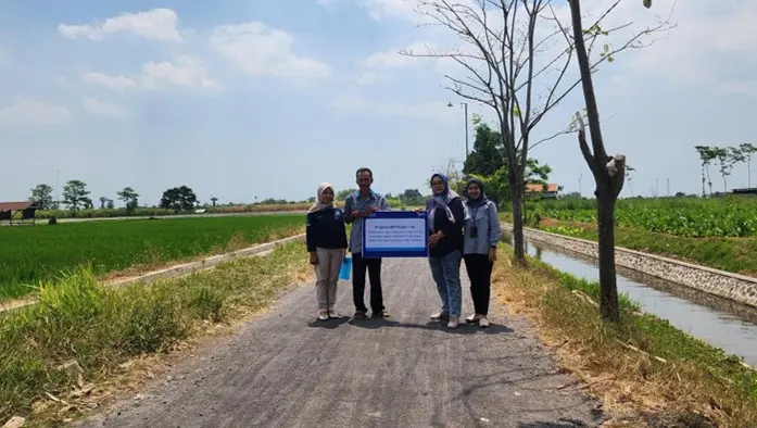 BRI Peduli dukung perbaikan infrastruktur jalan (Sumber: BRI)