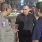 Sekretaris DPW PSI Kalbar Eddo Susanto di lokasi kecelakaan. Foto: Dok. Satlantas Polresta Pontianak