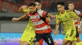 Madura United Vs PSIM Yogyakarta (Gambar: Istimewa)