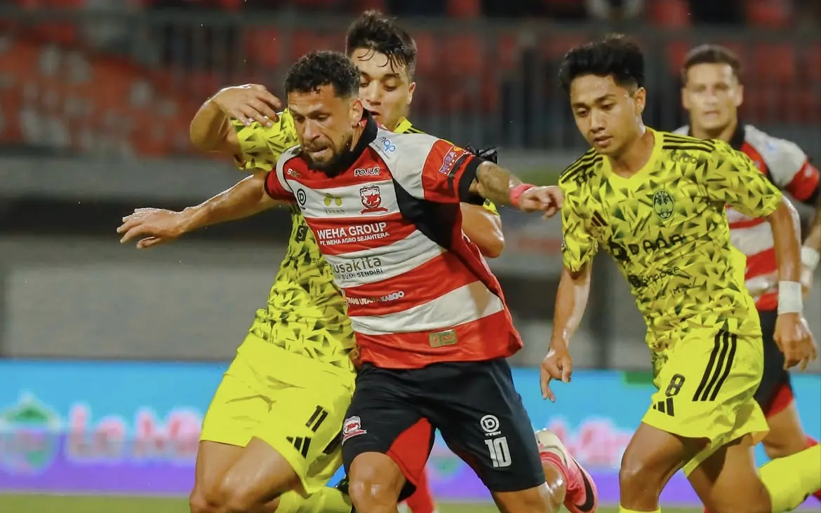 Madura United Vs PSIM Yogyakarta (Gambar: Istimewa)