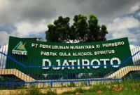 Pabrik Gula (PG) Djatiroto PTPN (Gambar: Istimewa)