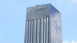 ILustrasi Gedung Bank BSI (Gambar: Istimewa)