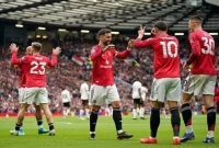 Para pemain Manchester United saat melakukan selebrasi gol (Dok: Istimewa)