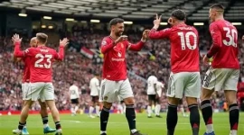 Para pemain Manchester United saat melakukan selebrasi gol (Dok: Istimewa)