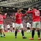 Para pemain Manchester United saat melakukan selebrasi gol (Dok: Istimewa)