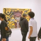 Ket foto : Suasana Pengunjung di Pembukaan Pameran Diri dan Liyan oleh Dhewantara Manurung