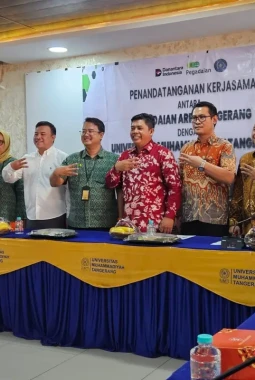 UM Tangerang dan PT Pegadaian Resmi Tandatangani MoU Strategis untuk Jajaki Bisnis dan Literasi Keuangan