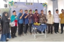 Kepala MAN 1 Lebak berfoto bersama dengan. wakil Bupati Lebak Amir Hamzah, Kepala Kemenag Lebak Badrussalam, dan para pejabat lainnya.