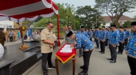 Wali Kota Serang Budi Rustandi melantik dan melakukan rotasi pejabat eselon dua dan eselon tiga.