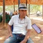 Om Dase, tokoh masyarakat Desa Koranji, Kec Purwadadi, Kab Subang, saat menyampaikan pandangan terkait pelayanan pengobatan gratis bagi masyarakat.