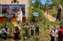 Kegiatan penanaman 500 bibit pohon beringin oleh PNM bersama Pemerintah Desa Pasanggrahan dan masyarakat dalam rangkaian 7 SUMMIT 2026 di Desa Pasanggrahan, Kecamatan Tegalwaru, Kabupaten Purwakarta, Kamis (22/10/2026).