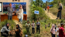 Kegiatan penanaman 500 bibit pohon beringin oleh PNM bersama Pemerintah Desa Pasanggrahan dan masyarakat dalam rangkaian 7 SUMMIT 2026 di Desa Pasanggrahan, Kecamatan Tegalwaru, Kabupaten Purwakarta, Kamis (22/10/2026).