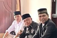 Ketua FKDT Lebak Dedi Sumito mendampingi Ketua FKDT Provinsi Banten Muhsinin dan Ketua FKDT Kota Cilegon A Jazuli.