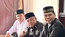 Ketua FKDT Lebak Dedi Sumito mendampingi Ketua FKDT Provinsi Banten Muhsinin dan Ketua FKDT Kota Cilegon A Jazuli.