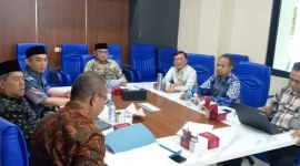 Persiapan pemilihan pimpinan BAZNAS Kota Cilegon digodok.
